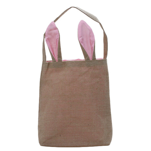 12Styles Easter Bunny Ear Bag Cotton/Jute Holiday