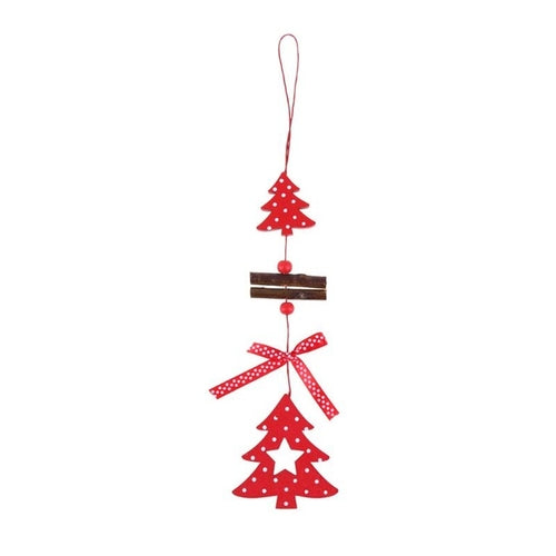 1PC Wood Christmas Tree Ornament Wooden Pendant