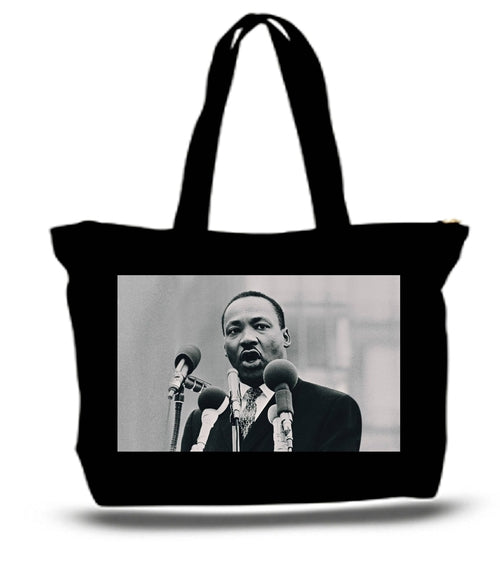 Martin Luther King Junior Large Tote Grocery & Stuff Bag