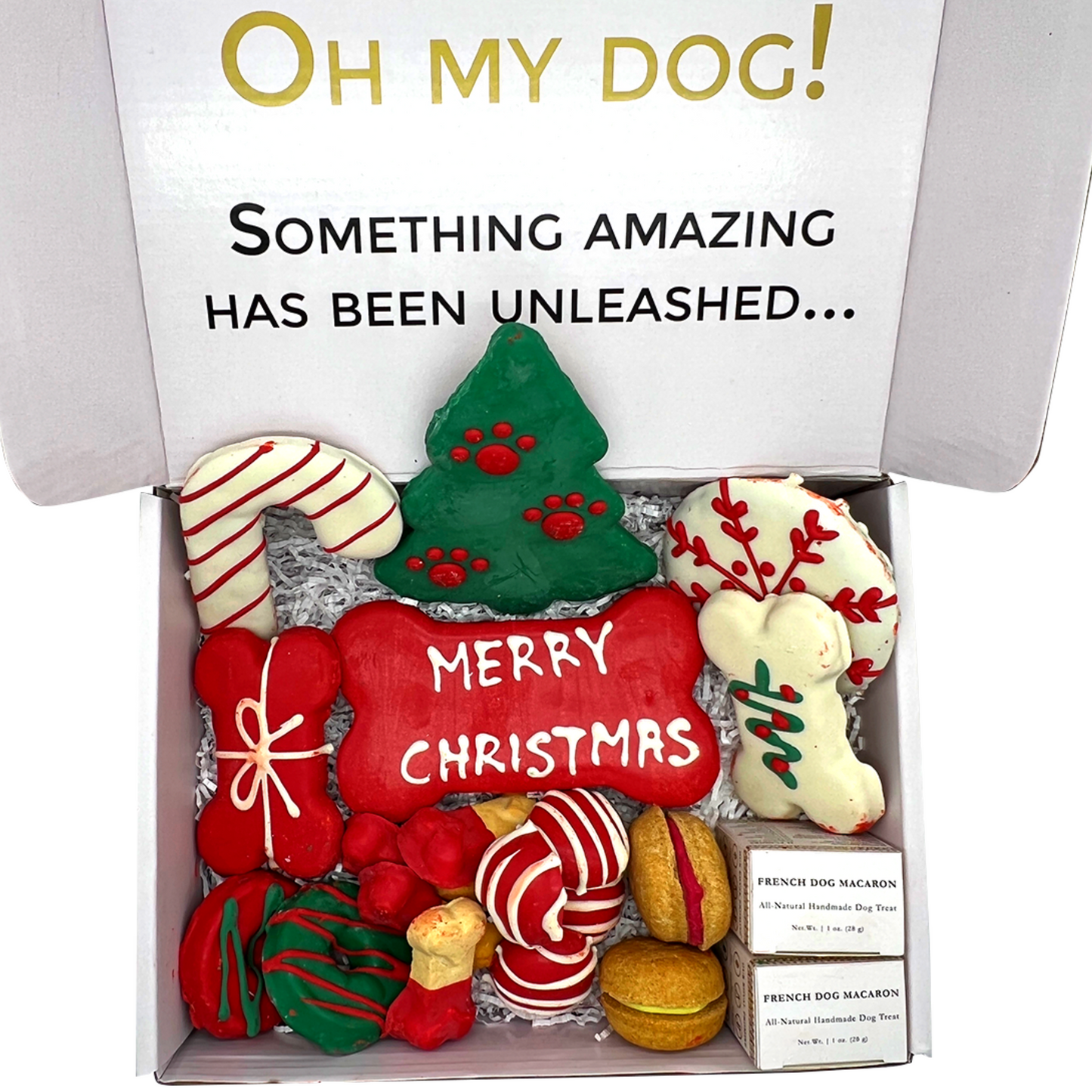 Christmas Themed Dog Treats Gift Box