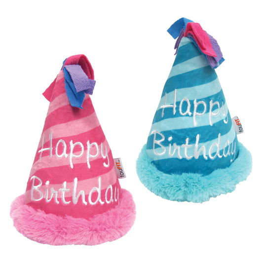 Birthday Hat Crinkle Plush Toys (6")