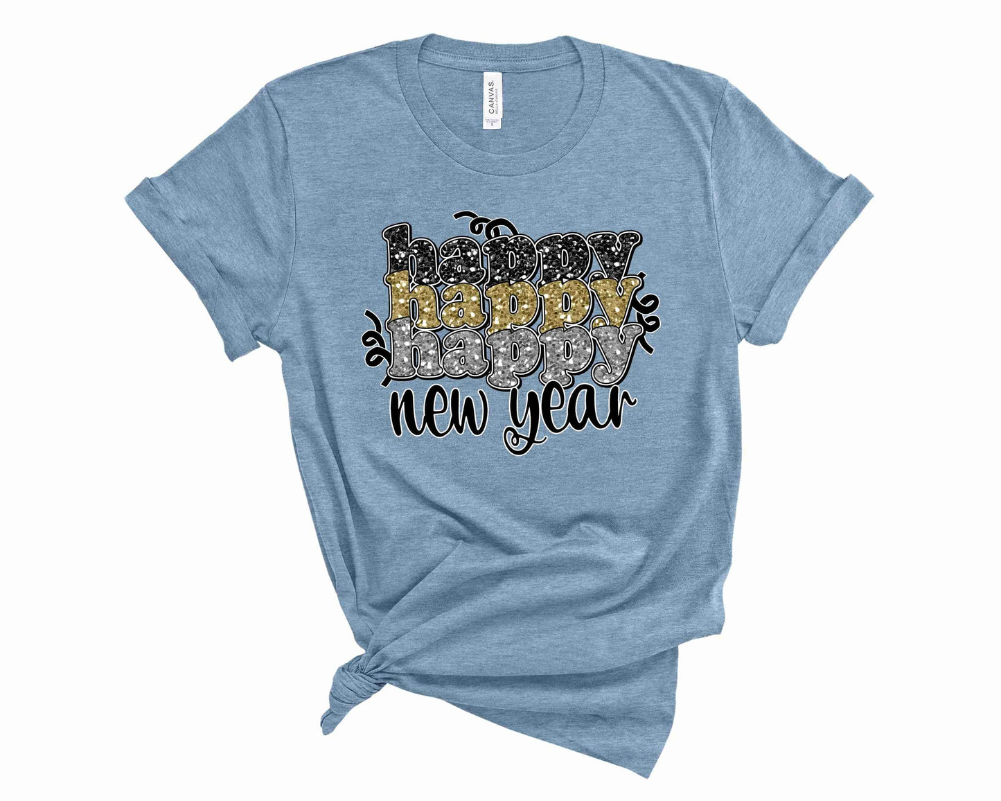 Happy, Happy, Happy New Year - Graphic Tee