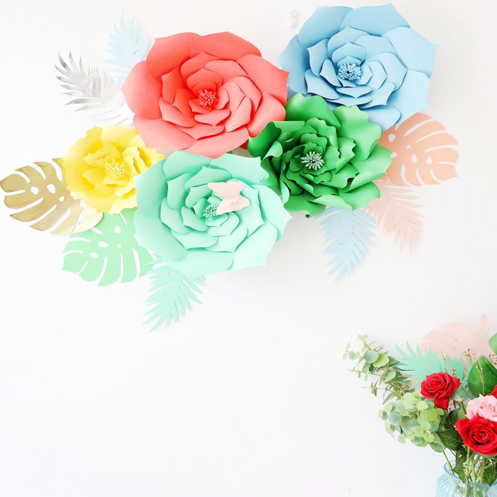 Romantic Valentine's Day 20/30cm DIY Paper Flowers