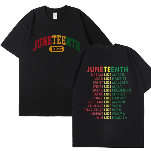 Juneteenth T-Shirt for Women Men's T-ShirtsUnisex Juneteenth 1865