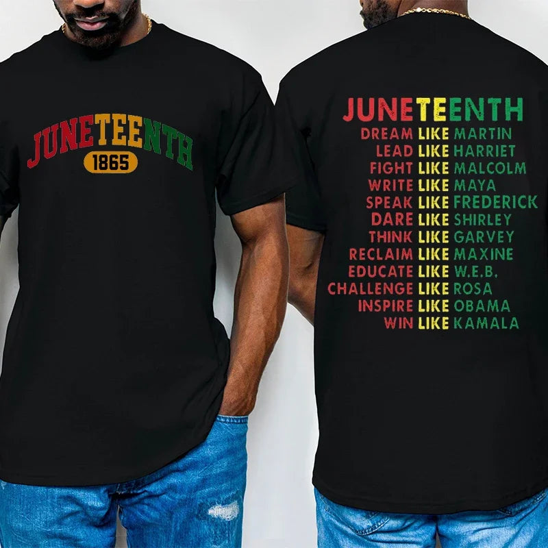 Juneteenth T-Shirt for Women Men's T-ShirtsUnisex Juneteenth 1865