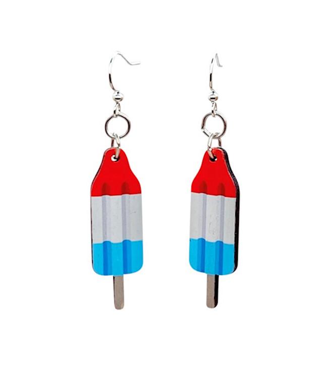 4th of July Popsicle Earrings 1711