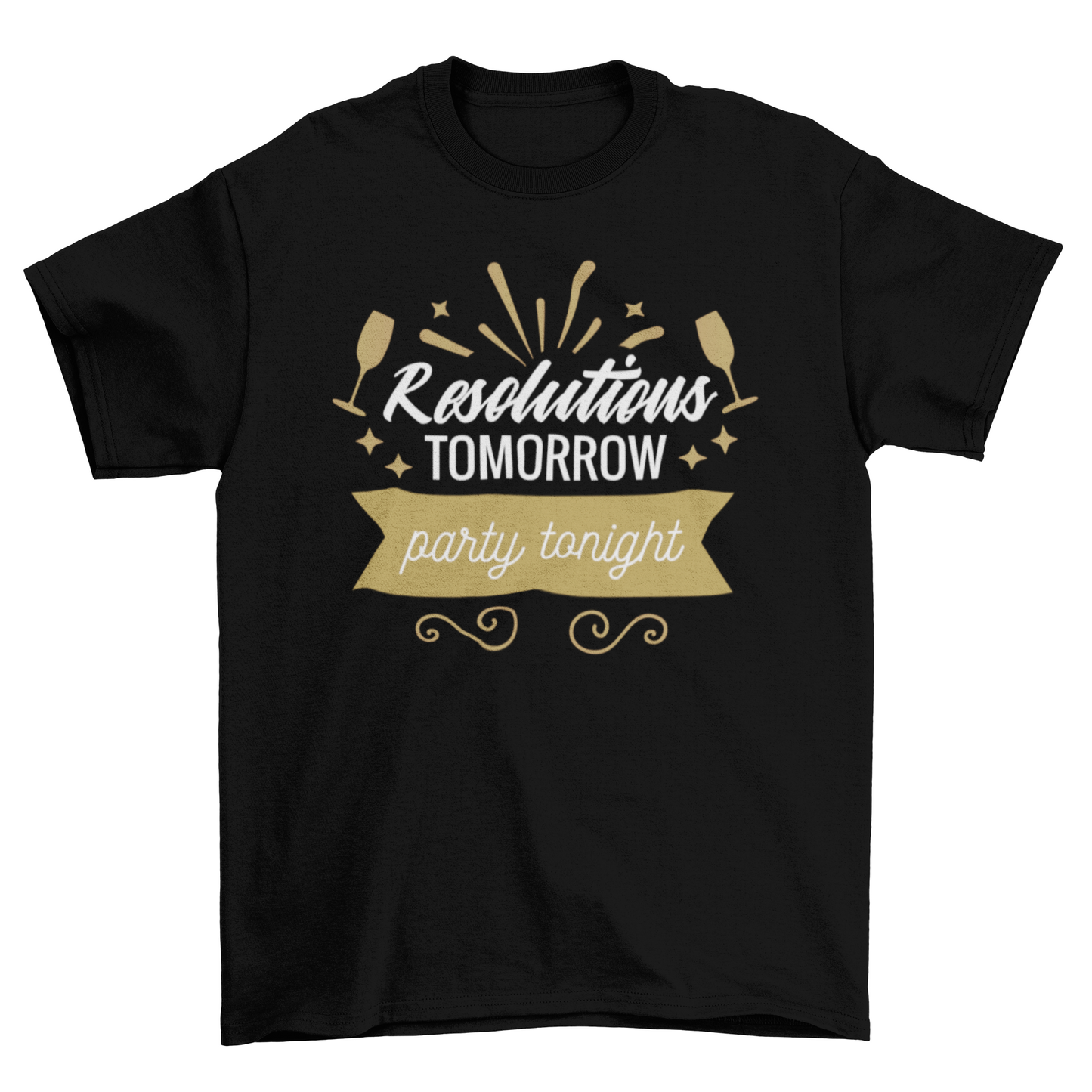 New year resolutions t-shirt design